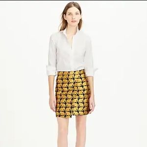 J. Crew Origami Skirt in Elephant Parade